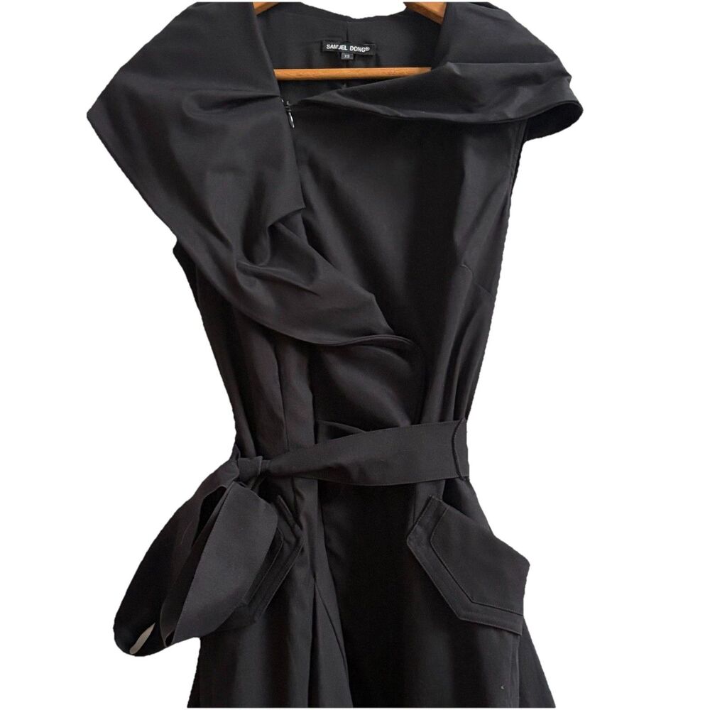 Samuel Dong Bubble Dress Black W’s Size XS- Above Knee Formal Event Dress